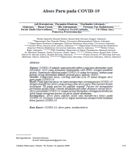 Abses Paru pada COVID-19